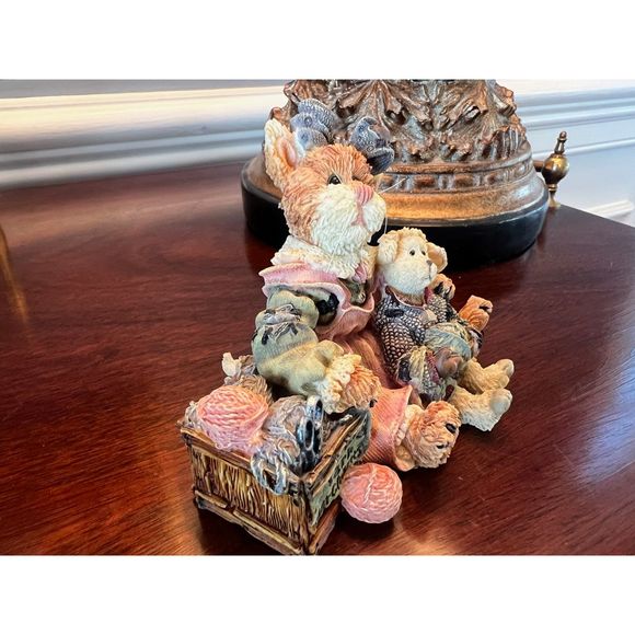 Boyds Bears The Purrstone Collection "Clawdette Fuzzface & Wuly" 1999 NIB - Picture 6 of 8